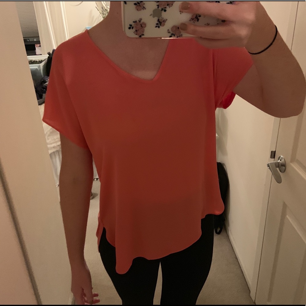 LOFT Coral Blouse